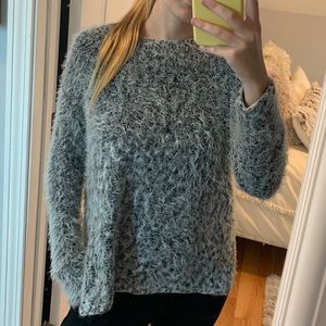 Black and white sweater